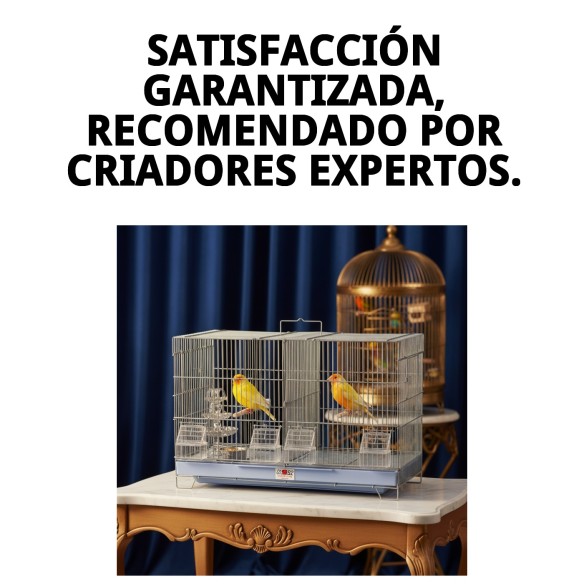 Jaulón de Cría Desmontable 58x32x37 cm para Mascotas