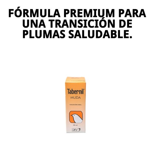 Tabernil Muda 20 ml: Suplemento ideal para aves en muda