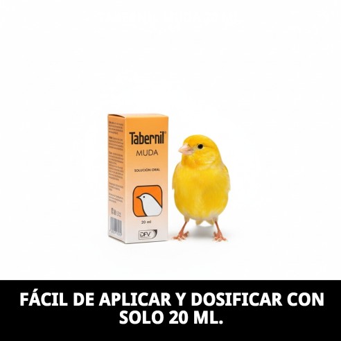 Tabernil Muda 20 ml: Suplemento ideal para aves en muda