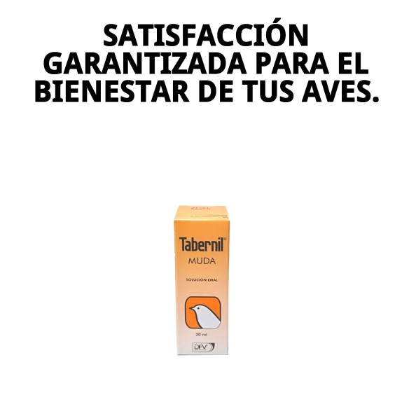 Tabernil Muda 20 ml: Suplemento ideal para aves en muda