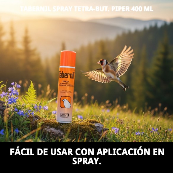 Tabernil Spray Tetra-But. Piper 400 ml para tus mascotas