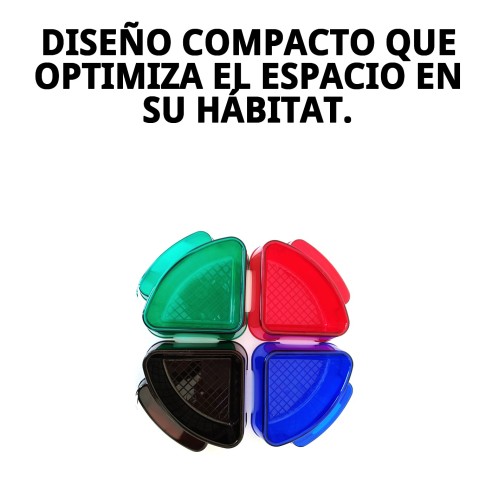 Comedero/Bañera Esquinera 12cm: Práctico y Versátil