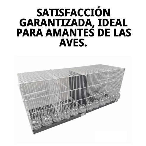 Jaulón de Cría 1 Metro Blanca - Comodidad y Estilo para Mascotas