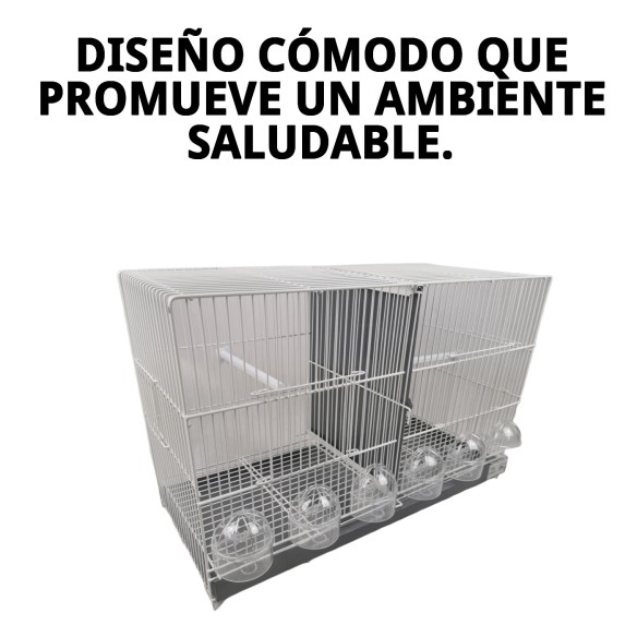 Jaulón de Cría Guillot 60 cm Blanca para tus Mascotas