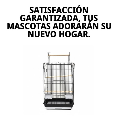 Jaula Malawi Blanca/Negra: Estilo y Comodidad para Mascotas