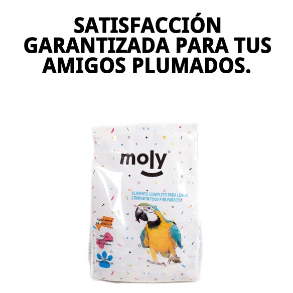 Mezcla Nutritiva para Loros y Cotorras Moly 600g