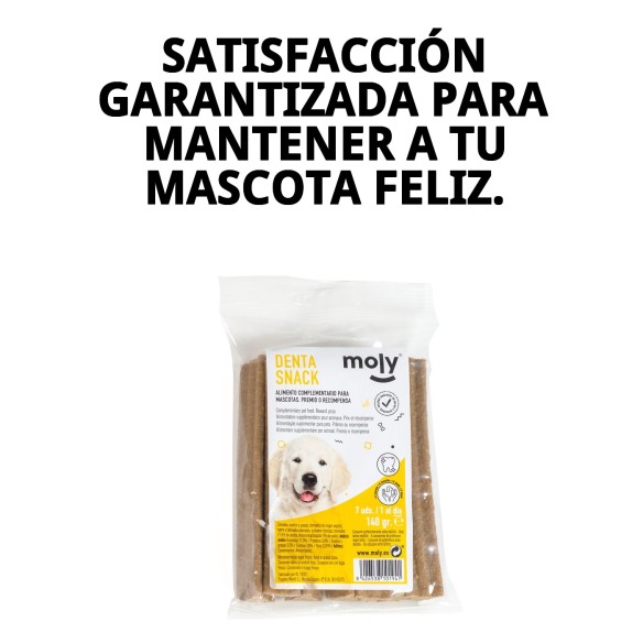 DENTA SNACK MOLY Mediano 7PCS: Delicia y Salud Dental