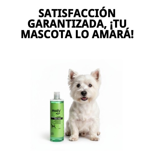 Champú Menta Fresh 500 ML: Protección y frescura para tu perro