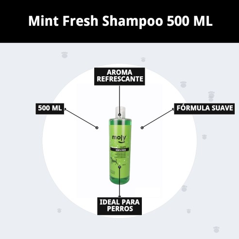 Champú Menta Fresh 500 ML: Protección y frescura para tu perro