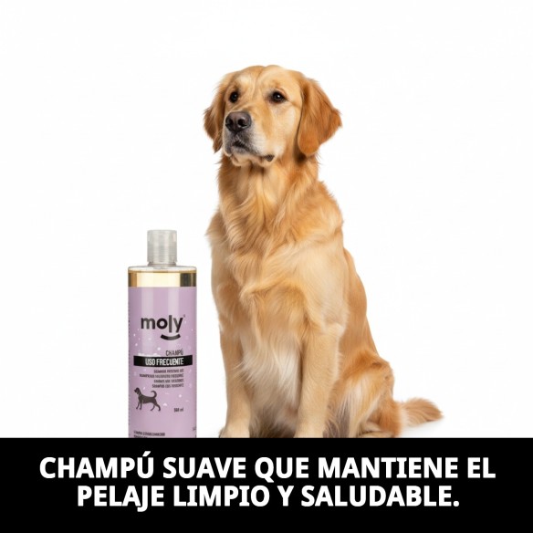 Champú Uso Frecuente 500 ml para Perros - Suave y Efectivo