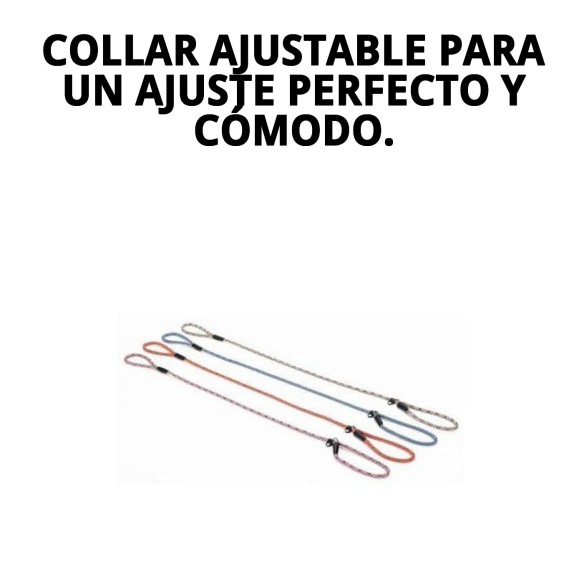 Collar y Ramal Nylon Adiestra 120x0.80cm para Mascotas