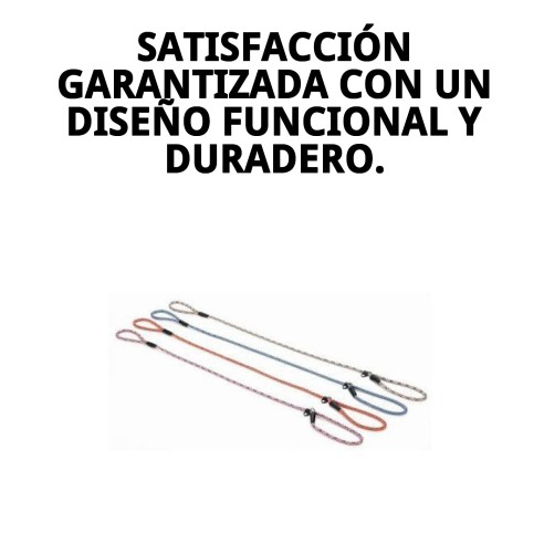 Collar y Ramal Nylon Adiestra 120x0.80cm para Mascotas