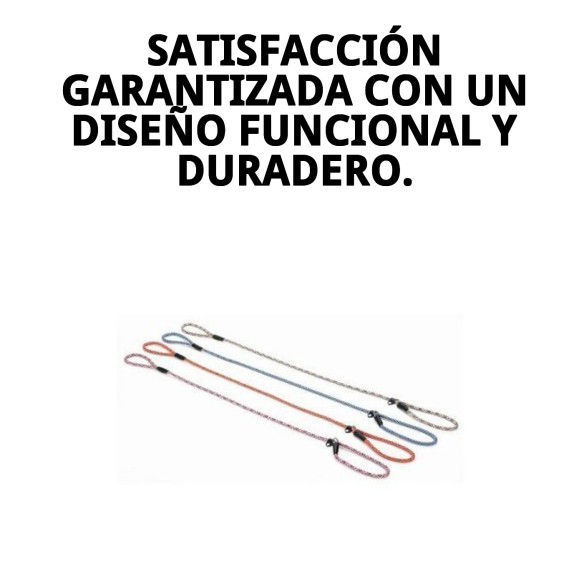 Collar y Ramal Nylon Adiestra 120x0.80cm para Mascotas