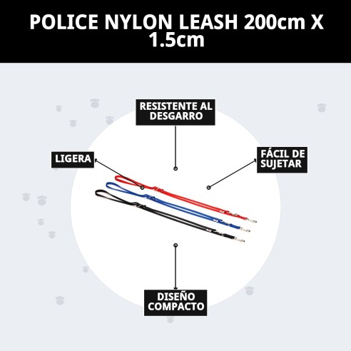 Ramal Nylon Policía 200cm x 1,5cm - Resistencia y Estilo