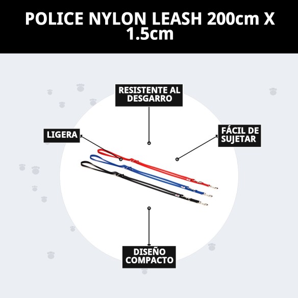 Ramal Nylon Policía 200cm x 1,5cm - Resistencia y Estilo