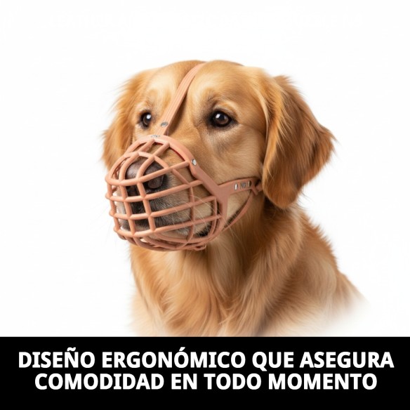 Bozal Cesta Cuero y Plástico N9 para Perros - Comodidad y Estilo