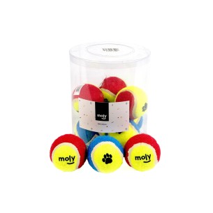 Pelotas de Tenis con Huellas para Mascotas - Pack de 10