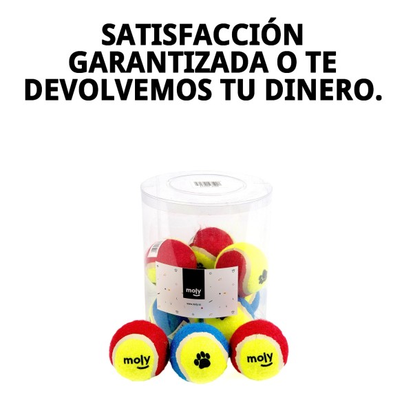 Pelotas de Tenis con Huellas para Mascotas - Pack de 10