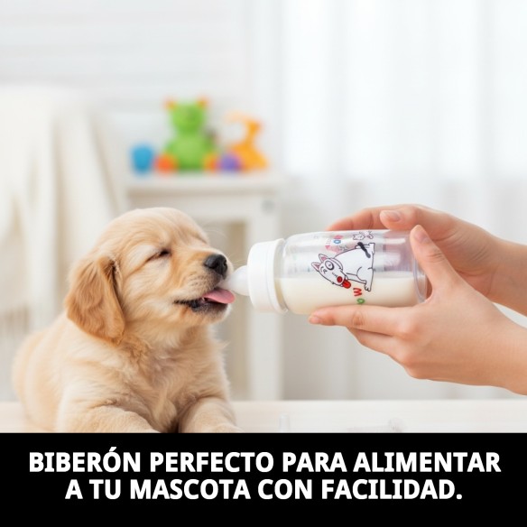Biberón con Kit de Limpieza: Cuidado Ideal para Mascotas