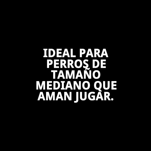 Pelota de Caucho Maciza Mediana 6.5 cm para Mascotas