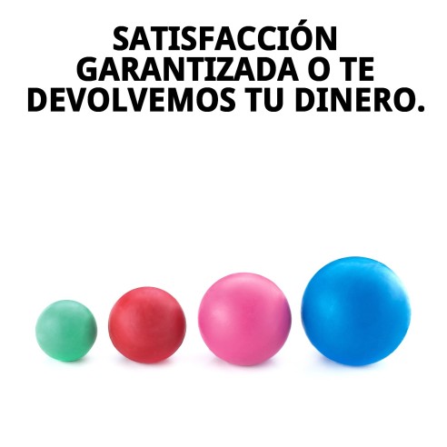 Pelota de Caucho Maciza Mediana 6.5 cm para Mascotas