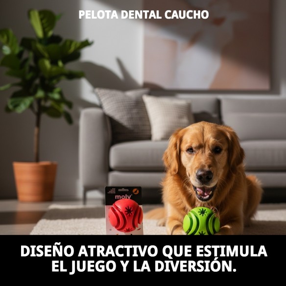 Pelota Dental de Caucho: ¡Cuida los Dientes de tu Mascota!