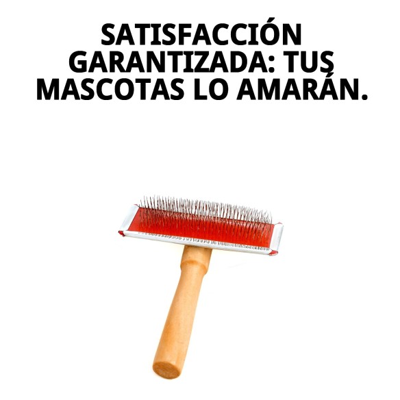 Carda Bambu Mediana para Peluquería de Mascotas