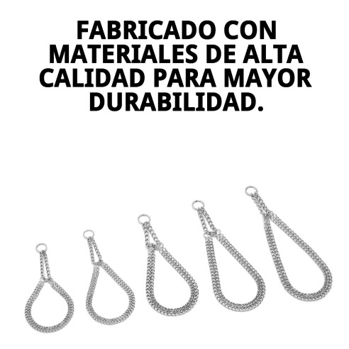 Collar Estran Cadena 45cm x 2.5mm para Mascotas