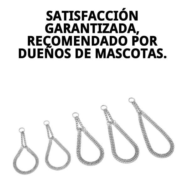Collar Estran Cadena 45cm x 2.5mm para Mascotas