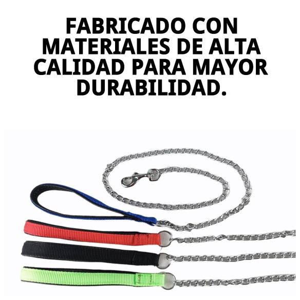 Ramal Cromo E.Nylon 100cm x 3mm para Mascotas