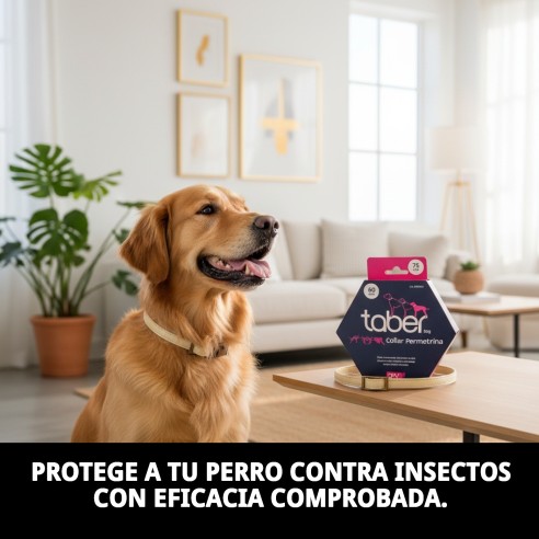 Collar Taber Permetrina 75 cm para perros: protección efectiva