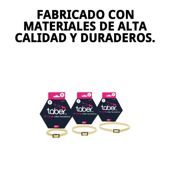 Collar Taber Permetrina 75 cm para perros: protección efectiva