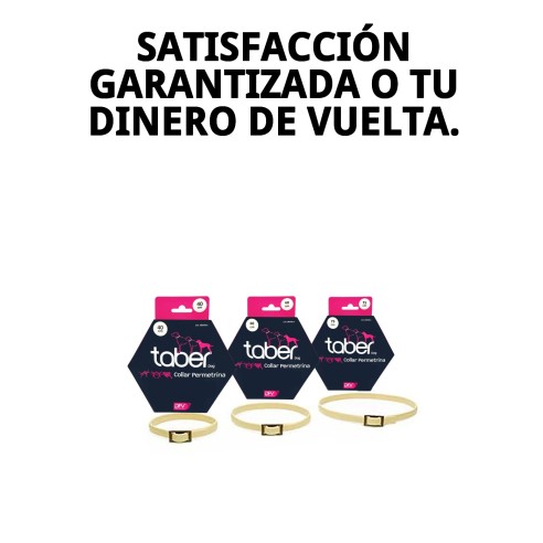 Collar Taber Permetrina 75 cm para perros: protección efectiva