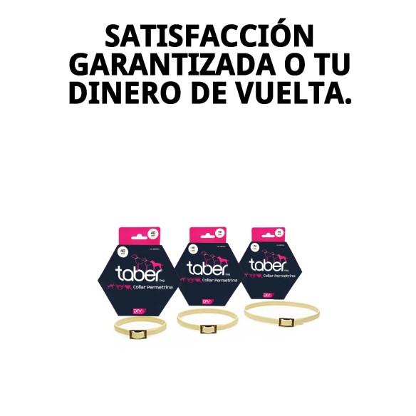Collar Taber Permetrina 75 cm para perros: protección efectiva