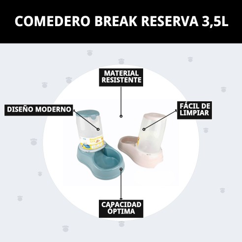 Comedero Break Reserva 3,5L - Ideal para tu mascota