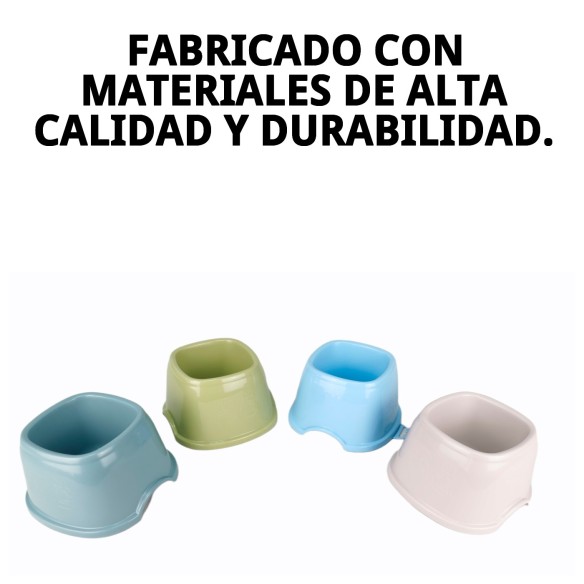 Comedero Break N.9 para Cocker - Ideal y Práctico 19x19x11