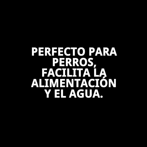 Comedero Doble Break N.13 para Mascotas - 21x13x5 cm