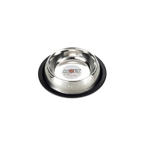 Comedero de Acero Pirámide 12cm - Diseño Moderno y Práctico