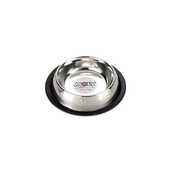 Comedero de Acero Pirámide 12cm - Diseño Moderno y Práctico