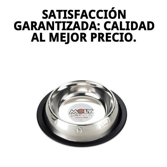 Comedero de Acero Pirámide 12cm - Diseño Moderno y Práctico