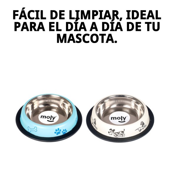 Comedero de Acero Inoxidable para Gato 12cm - Alta Calidad