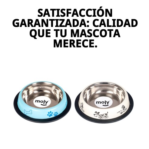 Comedero de Acero Inoxidable para Gato 12cm - Alta Calidad