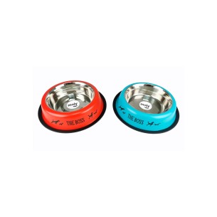 Comedero Acero Inoxidable Antideslizante 18cm 0,90L