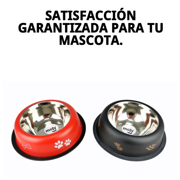 Comedero Acero Inoxidable Cocker Draw 18cm 0,85L