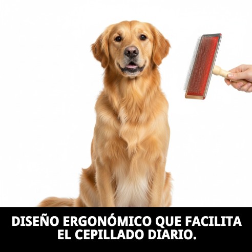 Carda de Bambú Grande para Peluquería de Mascotas