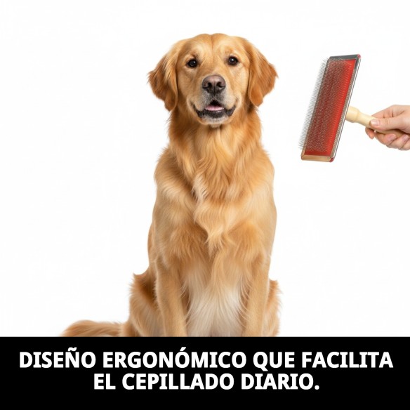 Carda de Bambú Grande para Peluquería de Mascotas