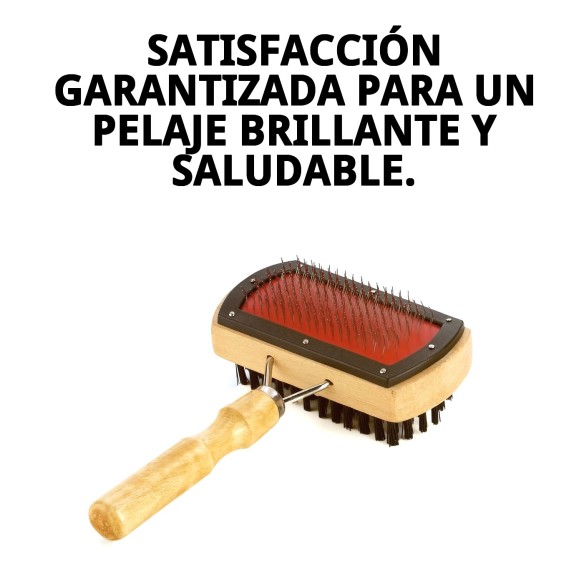 Cepillo de Bambú Carda Doble para Mascotas - Moly