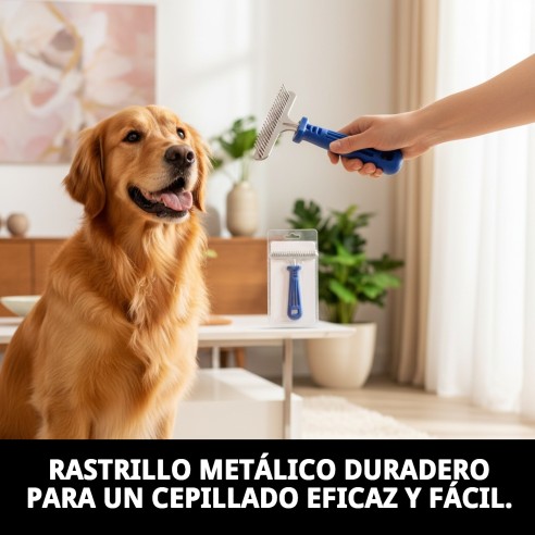 Rastrillo Metálico para Mascotas - Calidad y Durabilidad