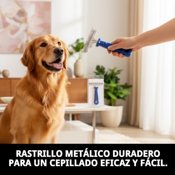 Rastrillo Metálico para Mascotas - Calidad y Durabilidad