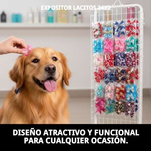 Expositor de Lacitos 24x2: Organiza con Estilo para Mascotas